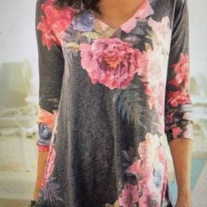 Soft Surroundings Floral Sweater